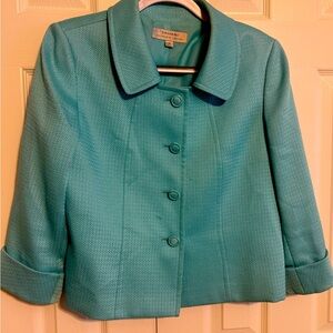 Turquoise Tahari Jacket